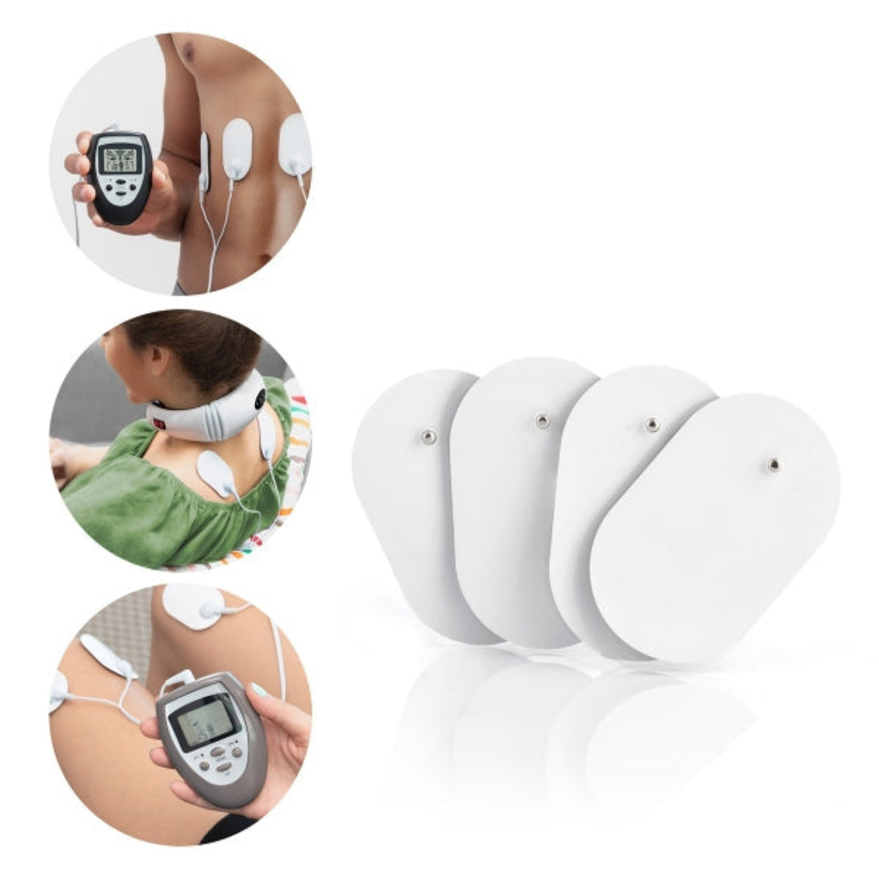 Pack de parches Masajeador de cuello y espalda electromagnético LÚMERA™ CerviCare (4 uds.)
